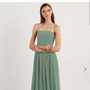Brand New Jenny Yoo Bridesmaid Dress - Eucalyptus Chiffon